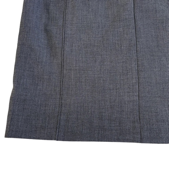 White House Black Market Women’s Luxe Suiting Pencil Skirt Size 8 Leather Trim - Picture 8 of 10